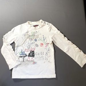Catimini long sleeve shirt size 3